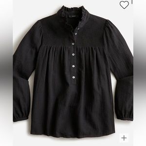 J.CREW Long Sleeve Gauze Garden Top